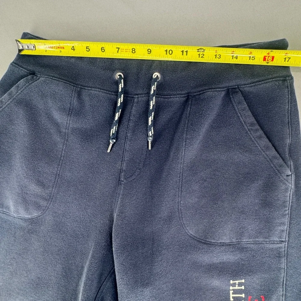 The North Face Fleece Sweat Shorts Mens Large Blue Drawstring Lounge Casual